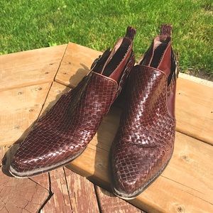 Vintage Italian leather loafers